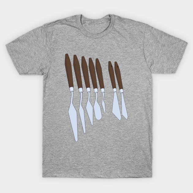 Palette knives set T-Shirt by DiegoCarvalho